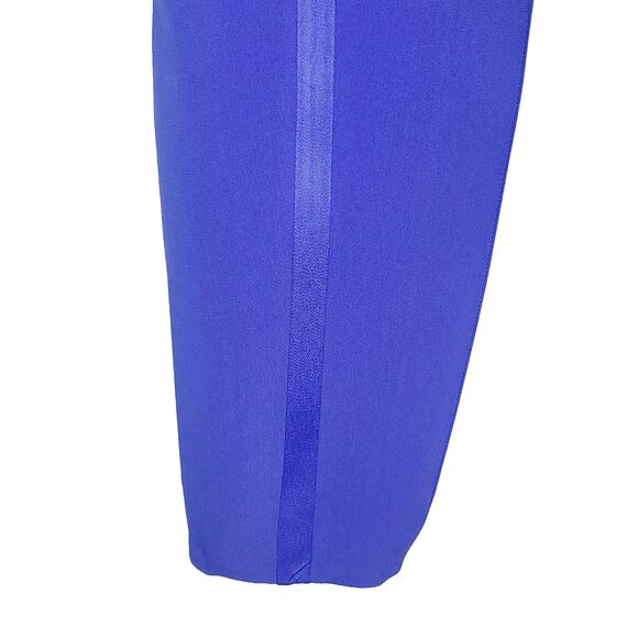 Escada Dress Pants 42 EU L US Royal Blue Lightweight Straight Pull-On Slacks - Picture 3 of 9